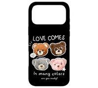 Custodia per iPhone 17 Pro Max Lovely Teddy Bears Quotes of the Day Illustration Graphic