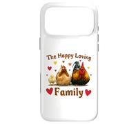 Custodia per iPhone 17 Pro Max Loving Cute Chicken Family Hen Rooster Chick Funny Farmer