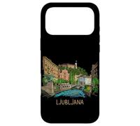 Custodia per iPhone 17 Pro Max Lubiana Slovenia souvenir da viaggio regalo punto di riferimento della città