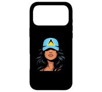 Custodia per iPhone 17 Pro Max Lucian Girl Santa Lucia Bandiera Orgoglioso St Lucian Donne