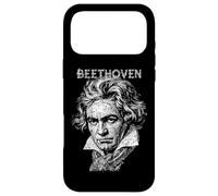 Custodia per iPhone 17 Pro Max Ludwig Van Beethoven Divertente Compositore Note Musicali Musicista
