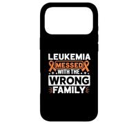 Custodia per iPhone 17 Pro Max Lukemia Messed With Wrong Family Blood Cancer Awareness