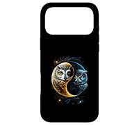 Custodia per iPhone 17 Pro Max Luna Gufo Uccelli Fienile Umoristico Yin E Yang Cinese