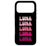 Custodia per iPhone 17 Pro Max Luna Retro Stack Design