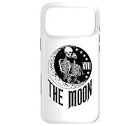 Custodia per iPhone 17 Pro Max Luna Tarocchi Scheletro Coppia Vintage Gothic Astrologia