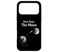 Custodia per iPhone 17 Pro Max Luna Viaggio Citazione Retro Spazio Avventura