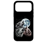 Custodia per iPhone 17 Pro Max Lupi Maledetto Luna Ululato Divertente Lupo Meme Parodia Uomini Donne Bambino