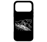 Custodia per iPhone 17 Pro Max Machu Picchu Arte Lineare Rovine Inca