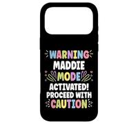 Custodia per iPhone 17 Pro Max MADDIE Personalized Name Funny Cute Custom MADDIE Name
