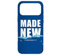 Custodia per iPhone 17 Pro Max Made New in Christ Jesus: Christian Faith Baptism 2 Cor 5:17