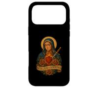 Custodia per iPhone 17 Pro Max Madonna Sette Dolori Cuore Immacolato Latino Design