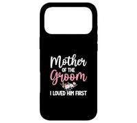 Custodia per iPhone 17 Pro Max Madre dello sposo camicia I Loved Him First Mother Of The Groom