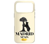 Custodia per iPhone 17 Pro Max Madrid Spagna l'Orso & il Fragola Graphic Design