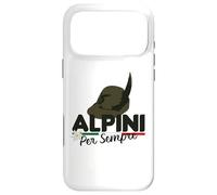 Custodia per iPhone 17 Pro Max Maglia Regalo Raduno Alpini con Capello Alpino e Tricolore