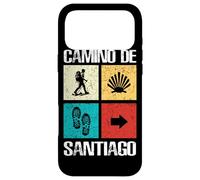 Custodia per iPhone 17 Pro Max Maglietta Camino de Santiago Pellegrinaggio Escursione