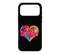 Custodia per iPhone 17 Pro Max Maglietta con scritta "I Heart Love Dante" e nome colorato