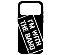Custodia per iPhone 17 Pro Max Maglietta con scritta "I'm with the band" - Rock Concert Shirt - Music Band