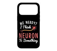 Custodia per iPhone 17 Pro Max Maglietta divertente Neuroscience I Think Neuron To Something Nerve