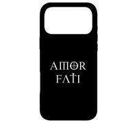 Custodia per iPhone 17 Pro Max Maglietta ispiratrice latina stoica di Amor Fati Love your Fate