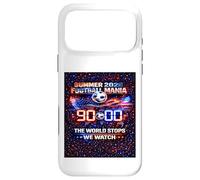Custodia per iPhone 17 Pro Max Maglietta per fan di The World Stops We Watch 90 Minutes Soccer 2026.