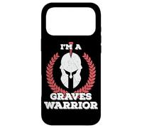 Custodia per iPhone 17 Pro Max Maglietta regalo con scritta "I'm a Graves Warrior Graves Disease Awareness"