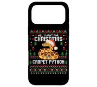Custodia per iPhone 17 Pro Max Maglione natalizio All I Want Carpet Python Christmas Ugly