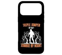 Custodia per iPhone 17 Pro Max Maglione triplo di Day Zombie by Night Triple Jump Halloween