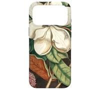 Custodia per iPhone 17 Pro Max Magnolia Flower Rustic Vintage Botanical Illustration