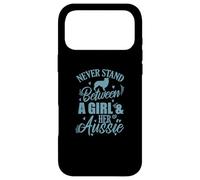 Custodia per iPhone 17 Pro Max Mai stare tra una ragazza e il suo cane australiano