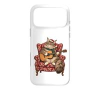 Custodia per iPhone 17 Pro Max Maine Coon - Chitarra acustica con gatto, canti natalizi
