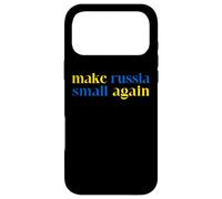 Custodia per iPhone 17 Pro Max Make Russia Small Again Ukraine Flag Color