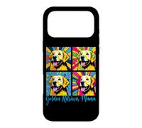 Custodia per iPhone 17 Pro Max Mamma Golden Retriever in stile pop art