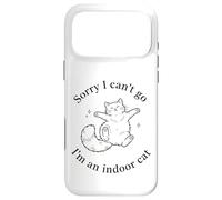 Custodia per iPhone 17 Pro Max Mamma Ragdoll Sorry I can't go I'm an indoor cat