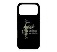 Custodia per iPhone 17 Pro Max Mandala yoga Meditazioni Cavalluccio marino grafico