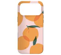 Custodia per iPhone 17 Pro Max Mandarini minimalisti con motivo di frutta mandarini arancioni