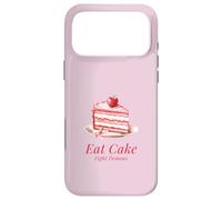 Custodia per iPhone 17 Pro Max Mangia i demoni di combattimento della torta (Dichiarazione divertente e strana strana)