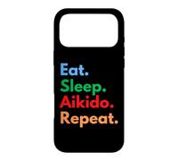 Custodia per iPhone 17 Pro Max Mangia sonno ripetizione Aikido per gli amanti dell'Aikido
