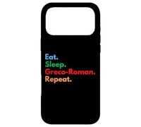 Custodia per iPhone 17 Pro Max Mangiare dormire Greco-Romano Ripeti Greco Roman Wrestlers & Amanti