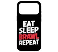 Custodia per iPhone 17 Pro Max Mangiare Dormire Rissa Ripeti Divertente Stelle Video Gamer