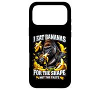 Custodia per iPhone 17 Pro Max Mangio banane per la forma, non il gusto umorismo per adulti Meme