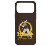 Custodia per iPhone 17 Pro Max Manny Machado | Giocatori di baseball MLB di San Diego| MLBMMA305N