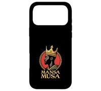 Custodia per iPhone 17 Pro Max Mansa Musa re africano uomo più ricco nella storia Impero del Mali