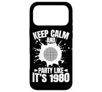 Custodia per iPhone 17 Pro Max Mantenere la calma e festeggiare come se fosse il 1980 retrò