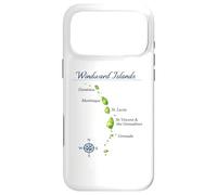 Custodia per iPhone 17 Pro Max Mappa di Isole Sopravento St Lucia Grenada