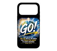 Custodia per iPhone 17 Pro Max Mark 16:15 Go Into All The World and Preach The Gospel