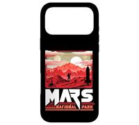 Custodia per iPhone 17 Pro Max Mars National Park Vintage Sci-Fi Martian Exploration Space