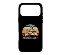 Custodia per iPhone 17 Pro Max Marsala Sicilia - Monopattino vintage Sicilia, motivo: tramonto