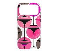 Custodia per iPhone 17 Pro Max Martini ispirati agli anni Cinquanta Atomic in magenta e rosa