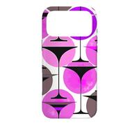Custodia per iPhone 17 Pro Max Martini ispirati agli anni Cinquanta Atomic in viola e rosa