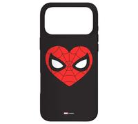 Custodia per iPhone 17 Pro Max Marvel Spider-Man - Maschera a forma di cuore per San Valentino